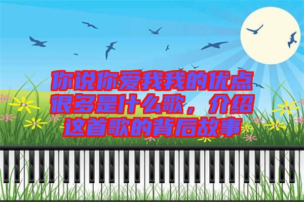 你說你愛我我的優點很多是什么歌，介紹這首歌的背后故事