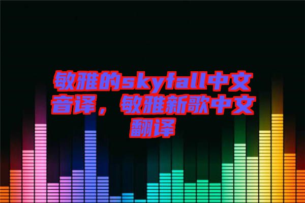 敏雅的skyfall中文音譯，敏雅新歌中文翻譯