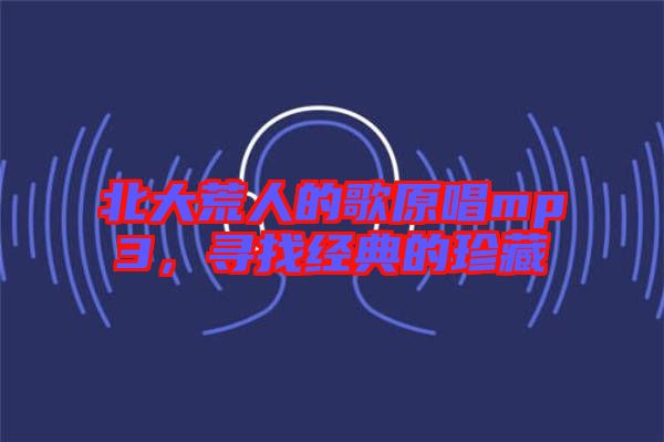 北大荒人的歌原唱mp3，尋找經典的珍藏